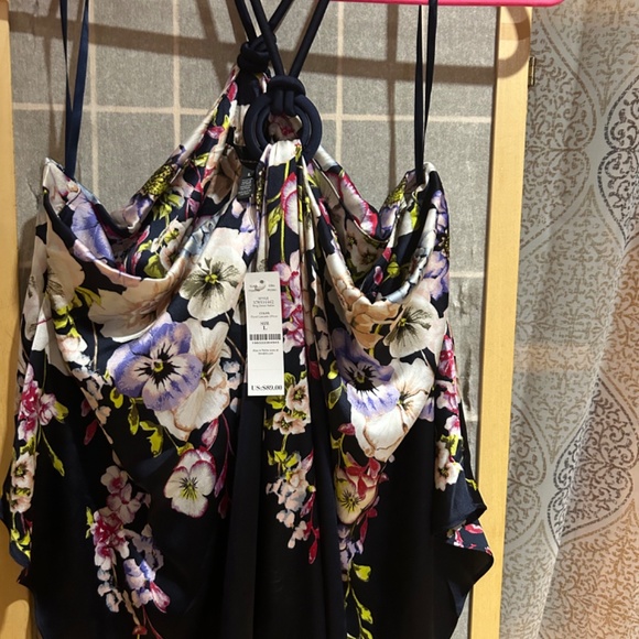 Navy Blue Blouse - Picture 3 of 4